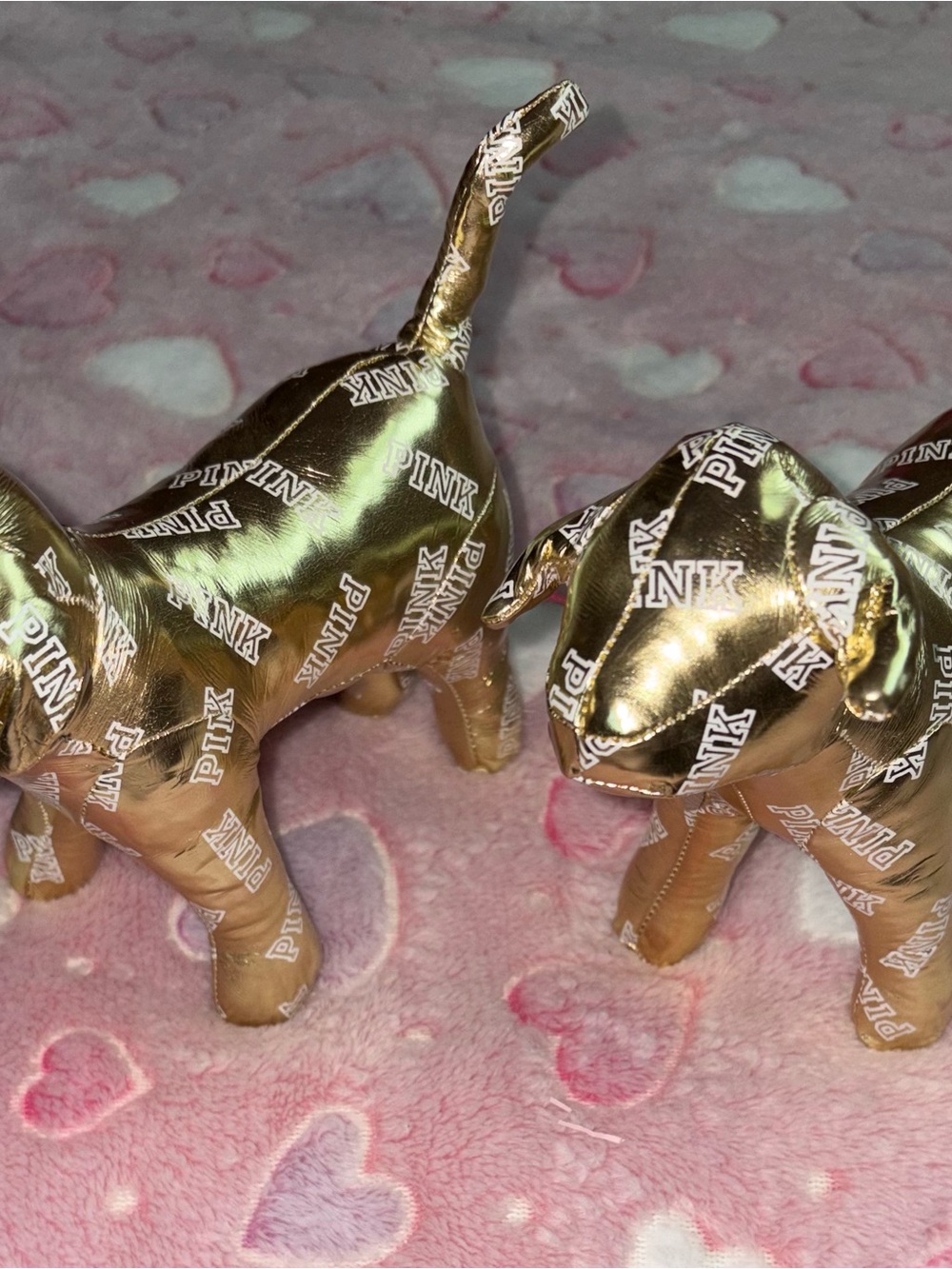 Victoria's Secret PINK Gold Dog Bundle